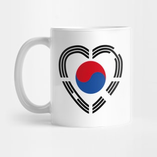 Korean Patriot Flag Series (Heart) Mug